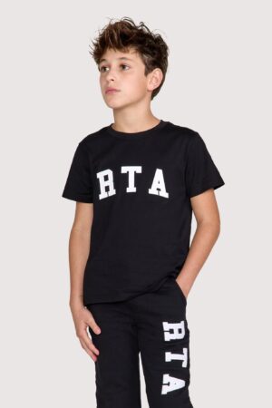KIDS LAWSON SHORT SLEEVE TEE | BLACK COLLEGIATE