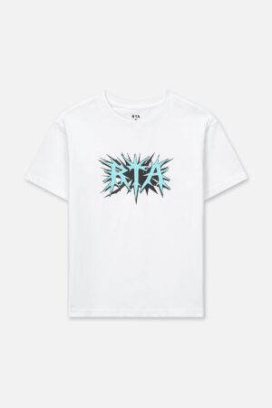 KIDS LAWSON SHORT SLEEVE TEE | WHITE SPIKE RTA