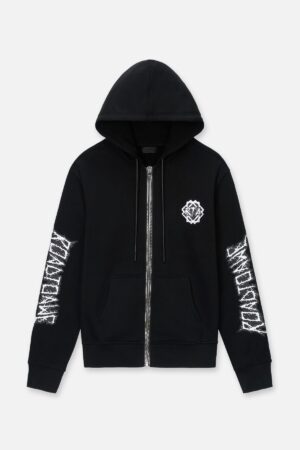 FLOYD ZIP UP HOODIE | BLACK METAL ROAD TO AWE